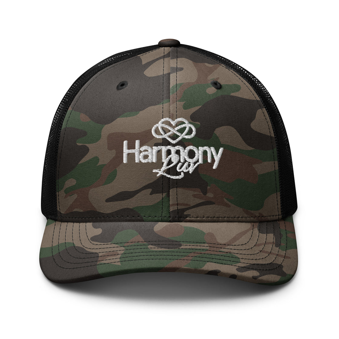 Harmony Luv Camo Trucker Hat