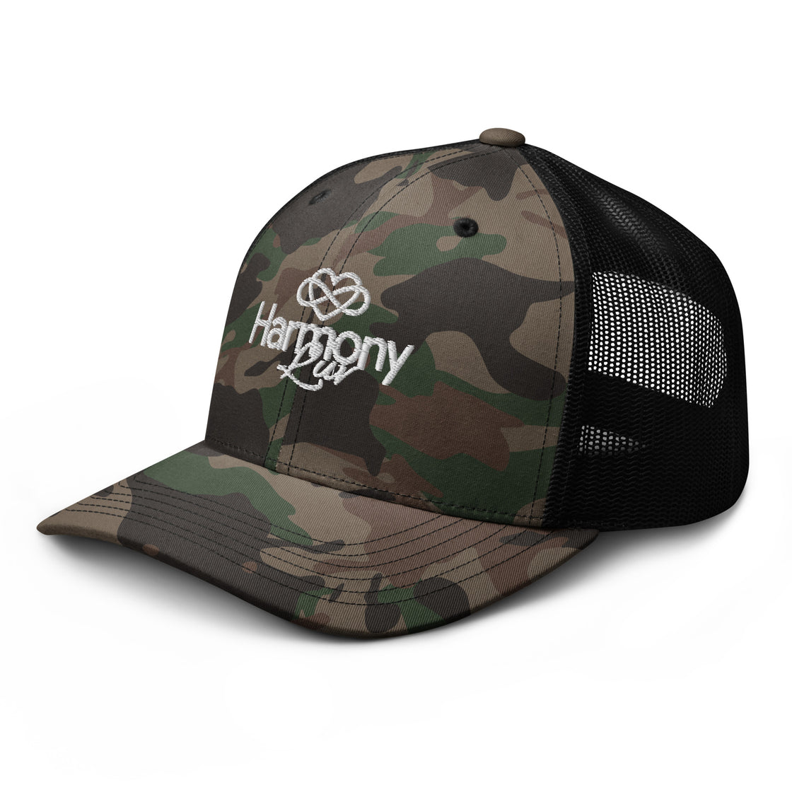 Harmony Luv Camo Trucker Hat