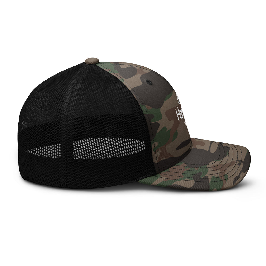 Harmony Luv Camo Trucker Hat