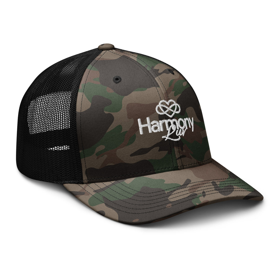 Harmony Luv Camo Trucker Hat