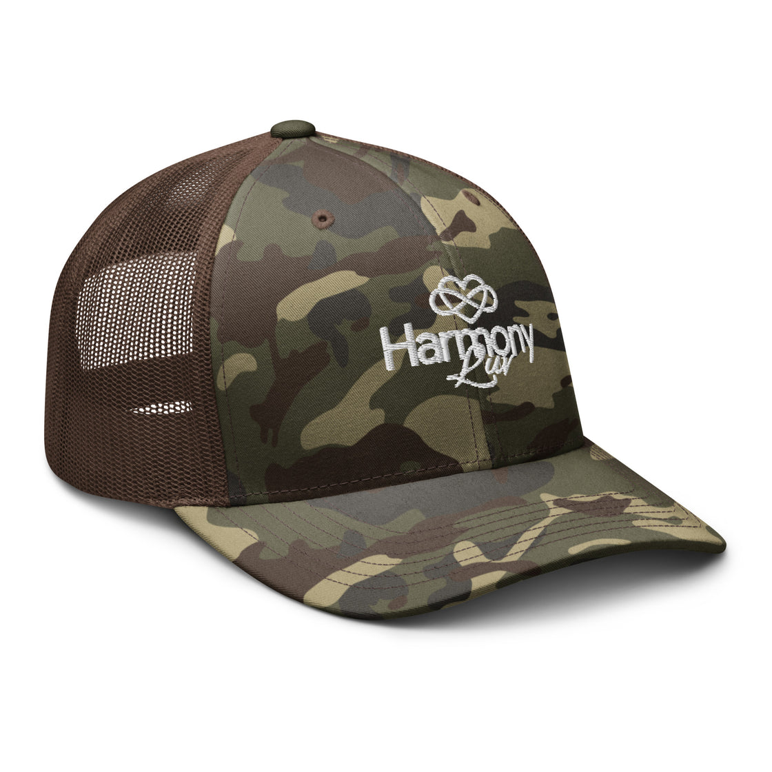 Harmony Luv Camo Trucker Hat