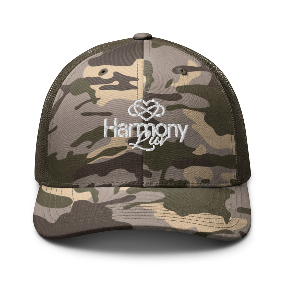 Harmony Luv Camo Trucker Hat