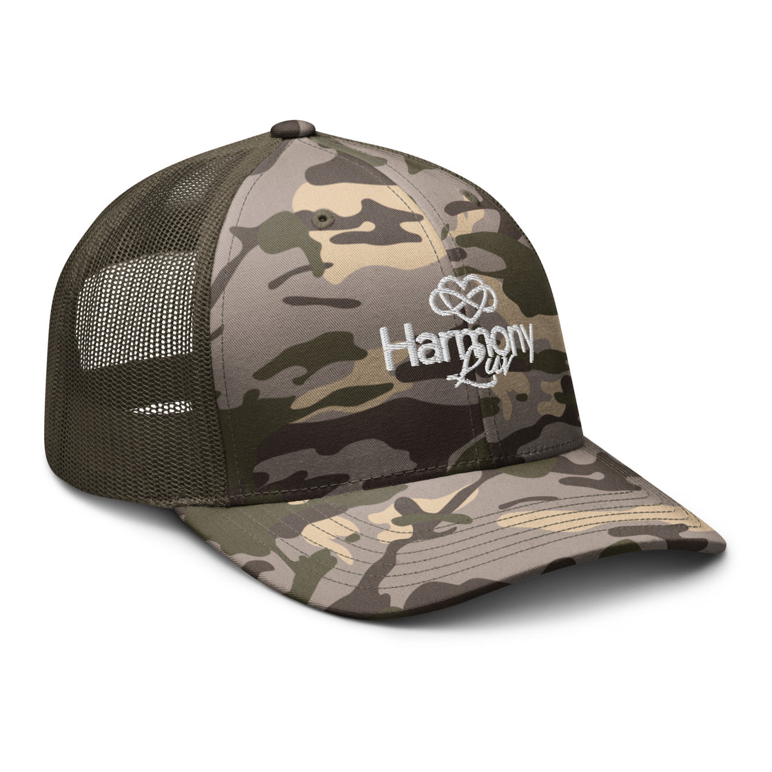 Harmony Luv Camo Trucker Hat