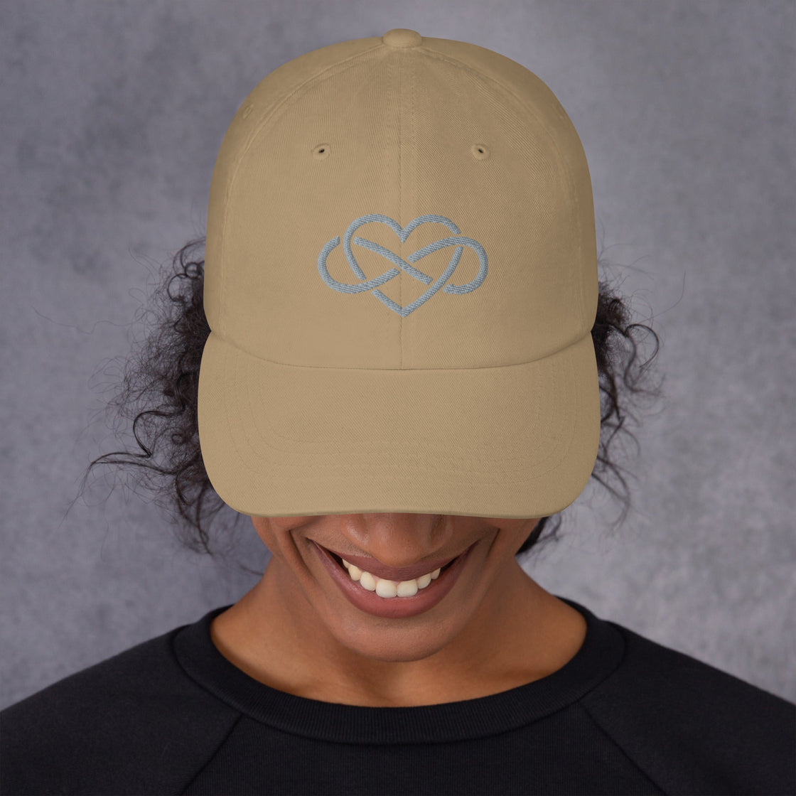 Infinity Heart Embroided Dad Hat By Harmony Luv