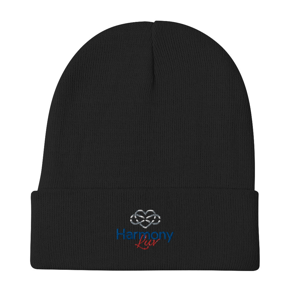 Harmony Luv Embroidered Beanie Hat