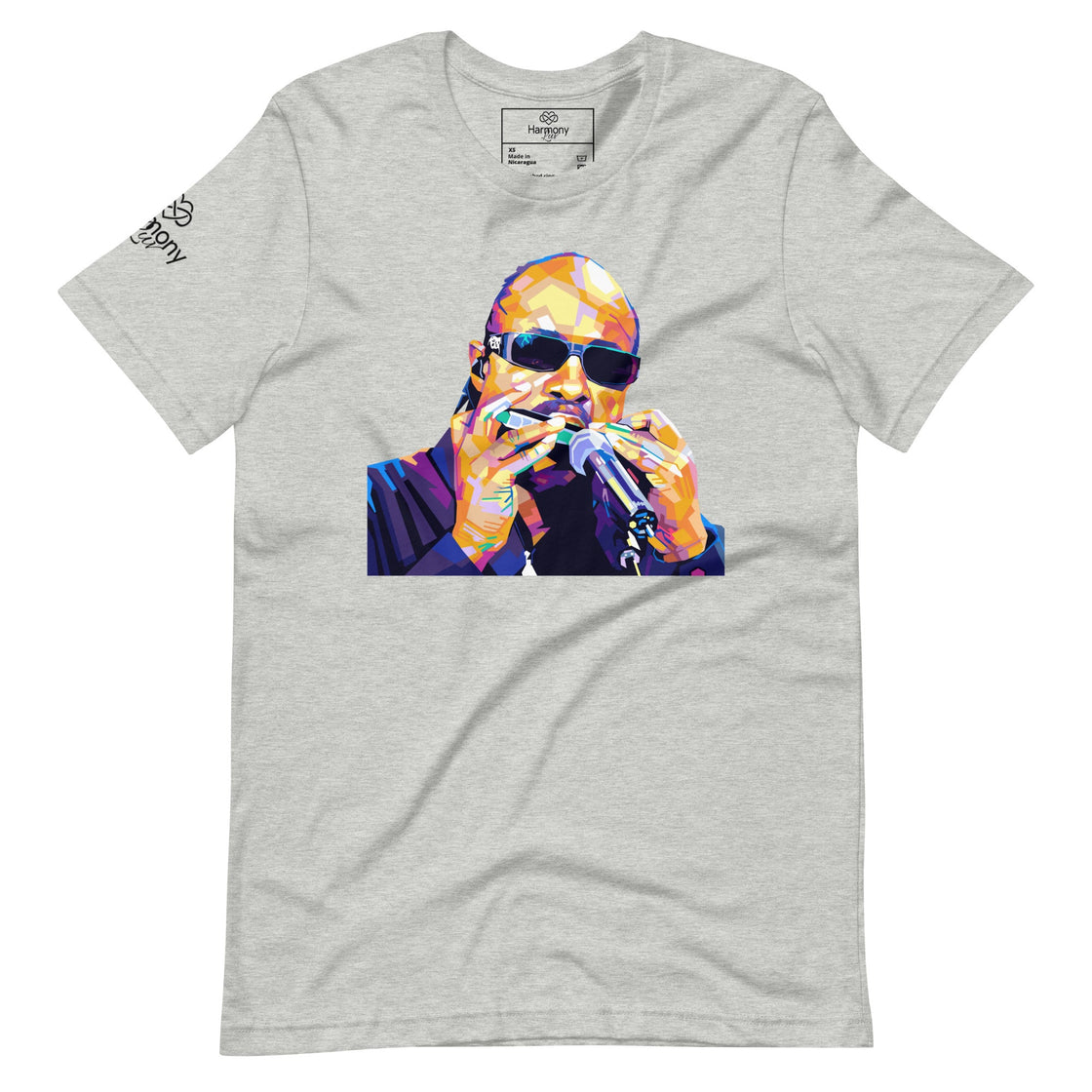 Stevie Wonder Unisex T-Shirt Athletic Heather / Xs T-Shirt