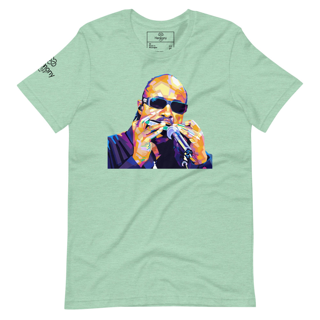 Stevie Wonder Unisex T-Shirt Heather Prism Mint / Xs T-Shirt