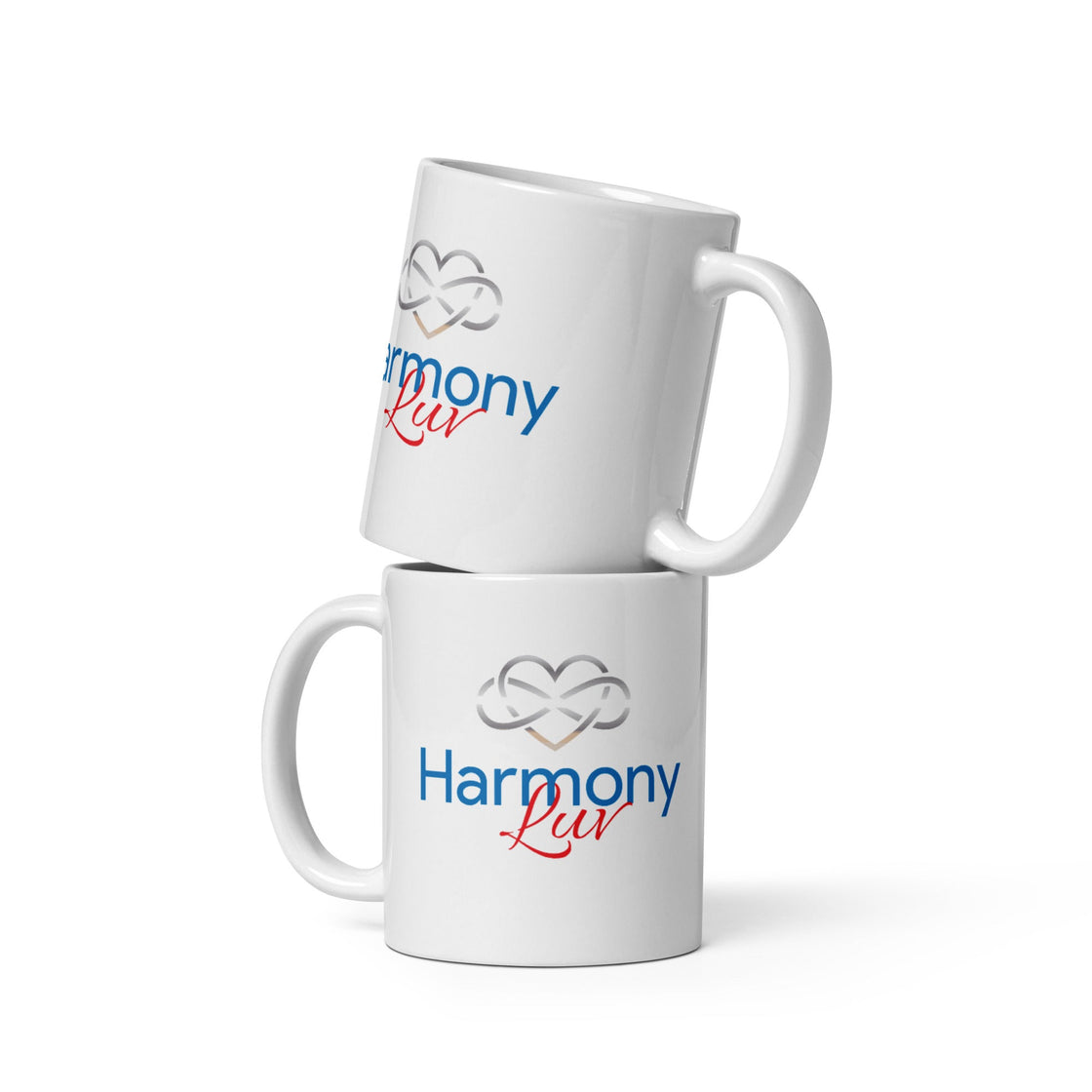 White Glossy Mug By Harmony Luv 11Oz